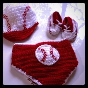 Baseball knit crotchet